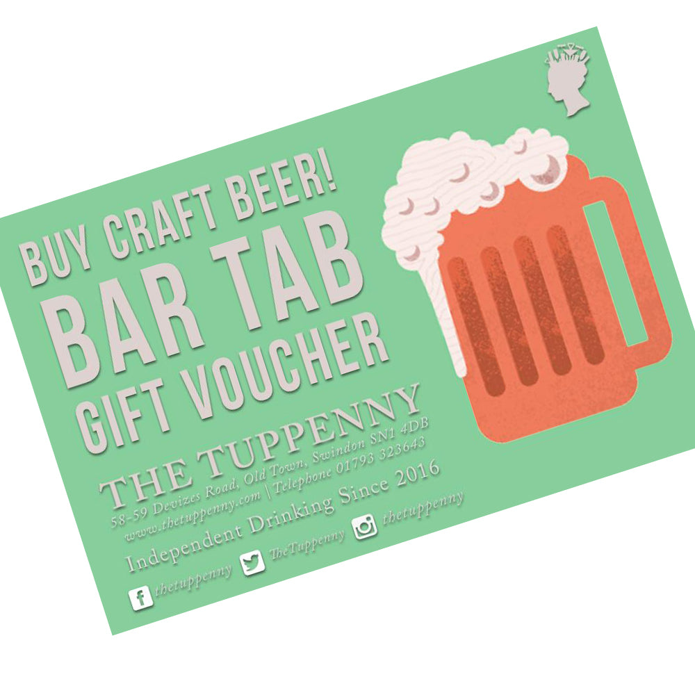 Tuppenny Bar Tab Gift Voucher