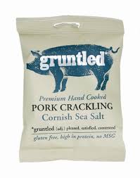 Gruntled Pork Crackling - Cornish Sea Salt 40g